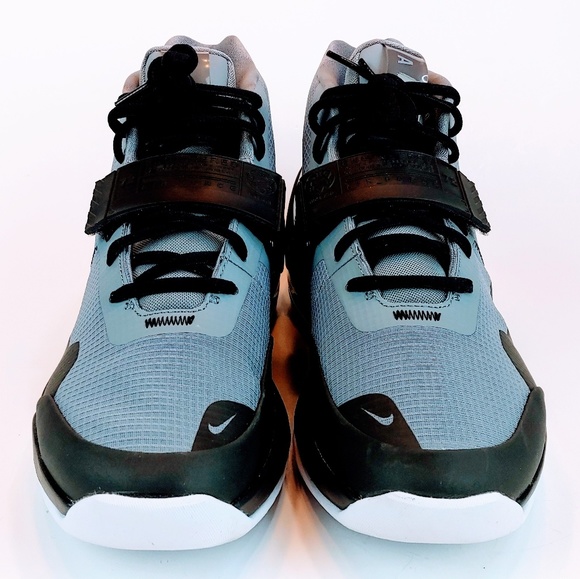 💥SOLD💥 NIKE Air Force Max Cool Grey Basketball Shoes Sneaker - Picture 3 of 8